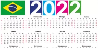 Calendário de 2022