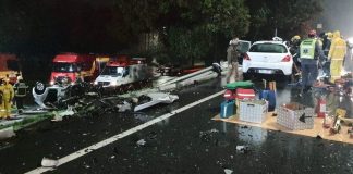 Quatro mortos em acidente em Florianópolis.