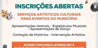 Lançado edital de credenciamento de apresentações artísticas para eventos de Concórdia