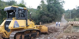 Prefeitura de Concórdia intensifica recuperação das estradas do interior