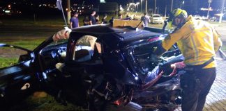 Colisão em Chapecó envolve dois veículos