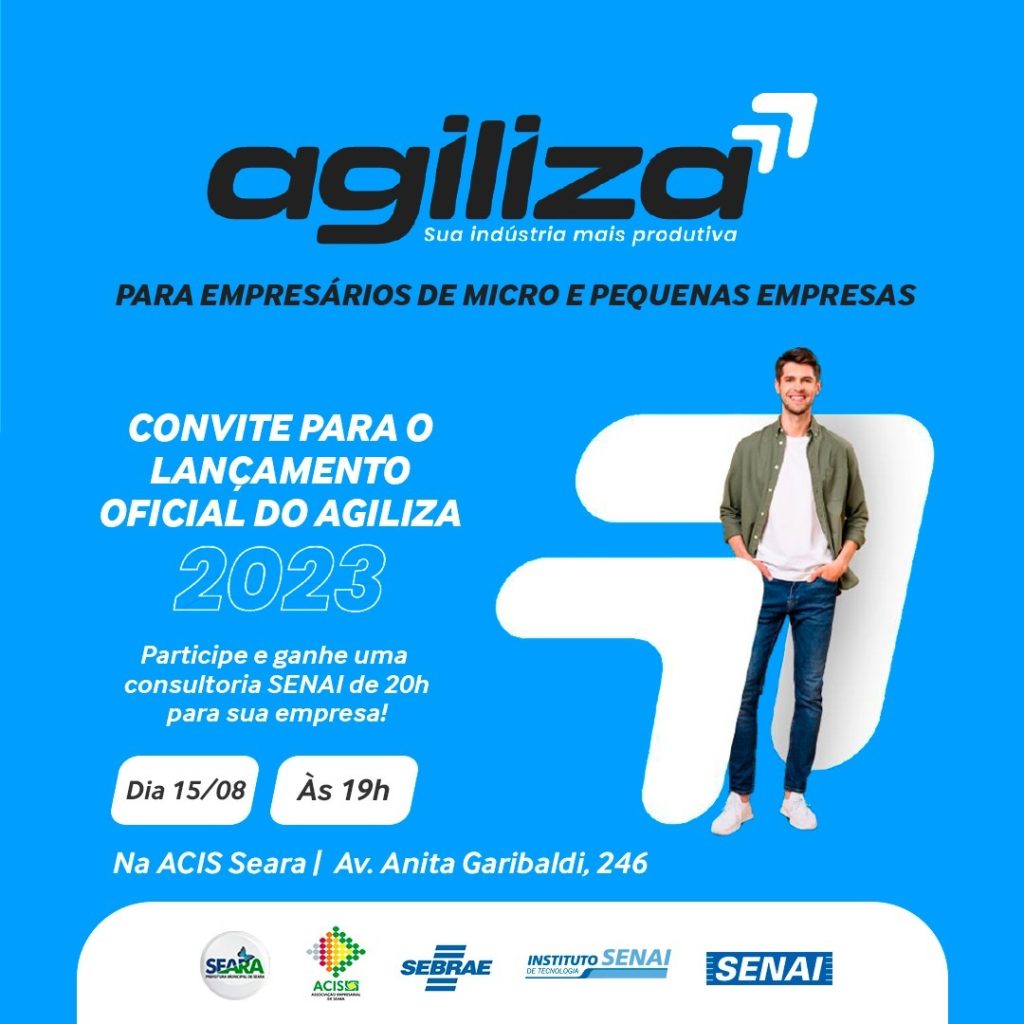 Evento Agiliza será lançado no dia 15 de agosto