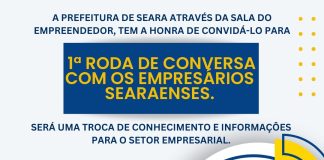 1ª roda de conversas com empresários será na terça-feira, dia 29, em Seara
