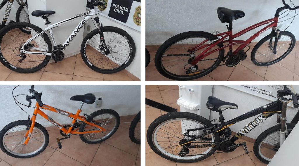 Crianças são conduzidas à Delegacia por furto de bicicletas