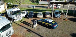 Caminhão é flagrado com peças de veículos roubados em Chapecó
