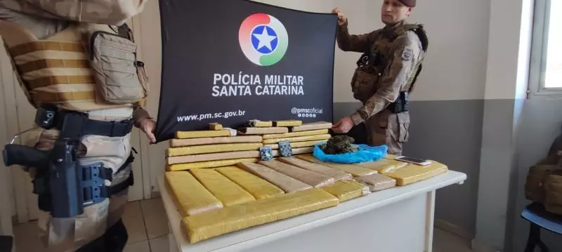 Mulheres são presas com quase 20 kg de maconha em Chapecó