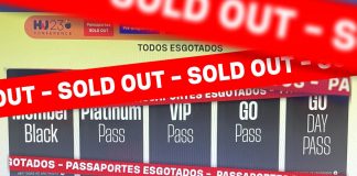 Ingressos esgotados para o HJ Conference 2023
