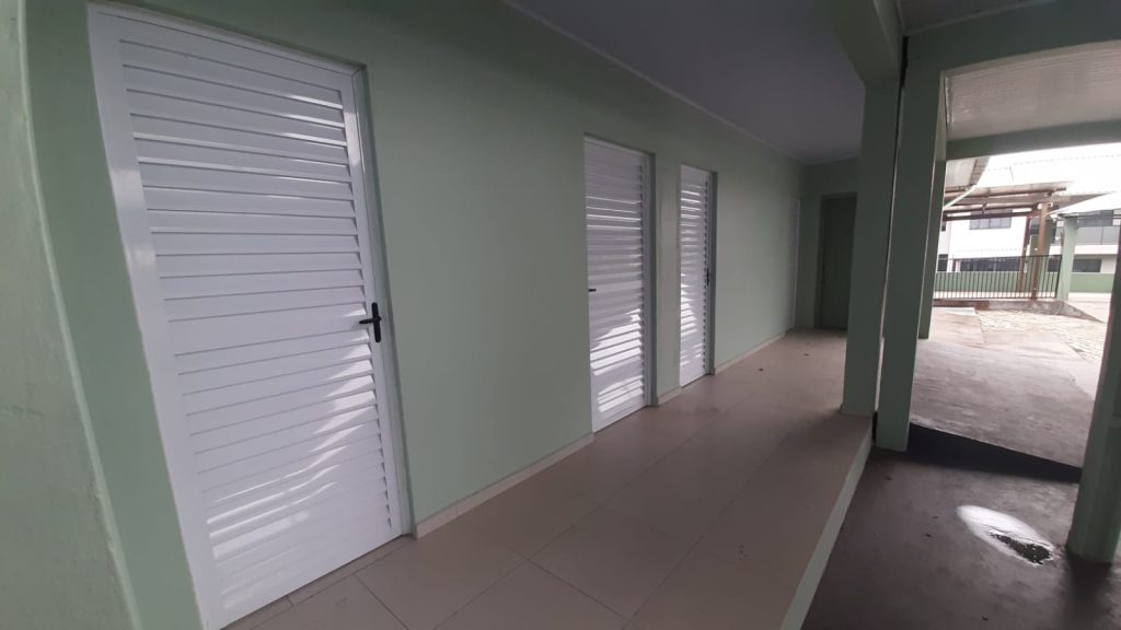 Seguem as obras do Centro Infantil Peter Pan, no bairro Bela Vista