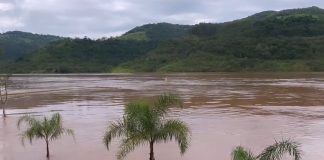 Área do Goio-Ên está alagada