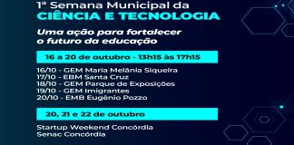 Concórdia lança 1ª Semana Municipal de Ciência e Tecnologia