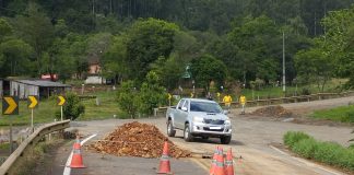 Tráfego na SC-355 em Jaborá volta aos poucos