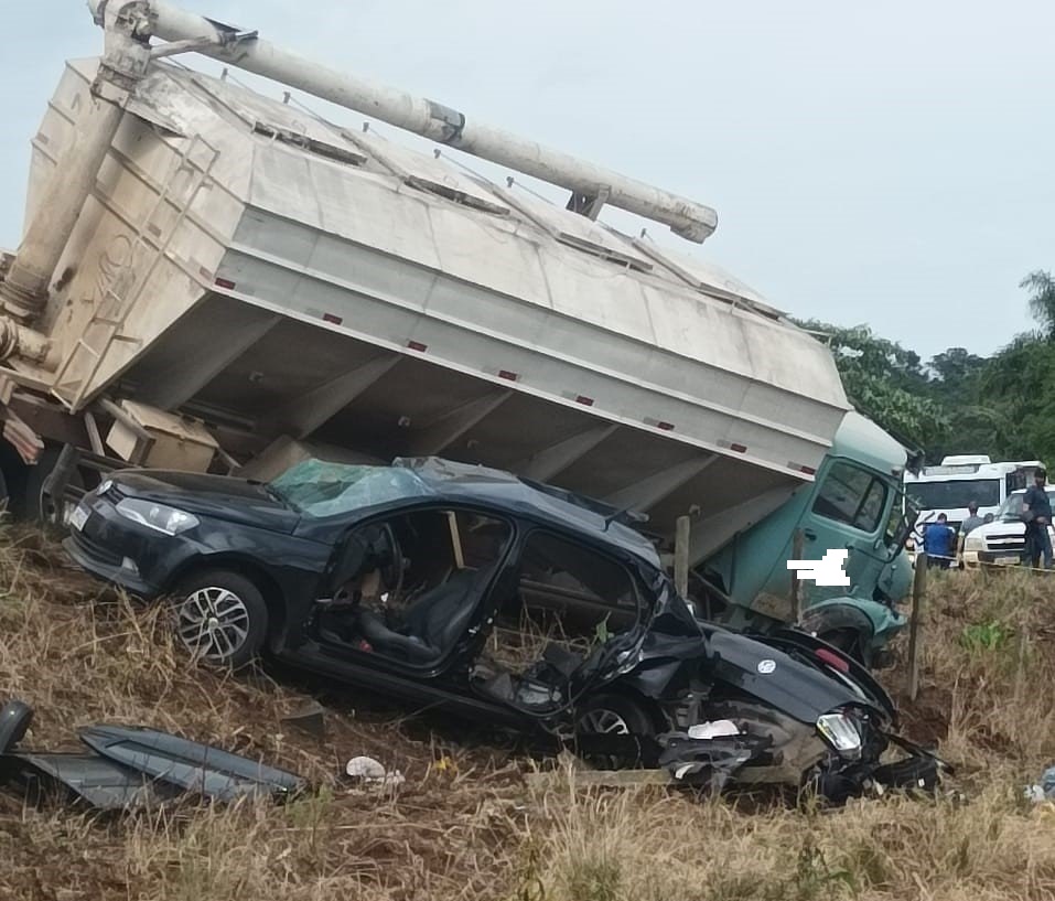 Colisão deixa quatro óbitos na SC-355 entre Jaborá e Catanduvas