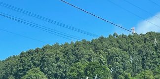 Poste na saída pra Chapecó será consertado