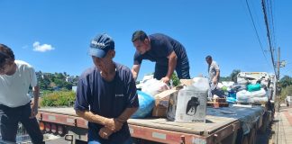 Ação solidária dos municípios da Amauc resulta em uma carreta carregada de doações para a Amplanorte