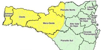 Santa Catarina volta a ter chuva volumosa entre sexta e sábado