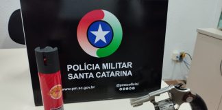 PM realiza operação e prende homem por posse irregular de arma de fogo em Itá