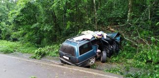 Saída de pista na SC-154