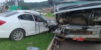 Grave acidente na BR-153 em Concórdia