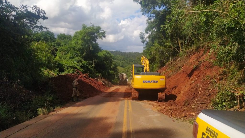 SC-155 é desobstruída em Xanxerê