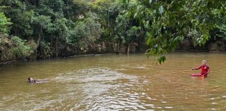 Bombeiros encontram corpo de jovem que morreu afogado no interior de Capinzal