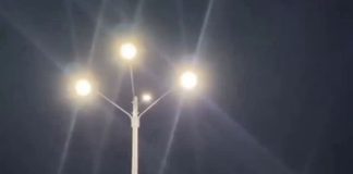 Concórdia implanta iluminação no trevo de acesso à comunidade de Rancho Grande