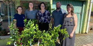 CRAS de Xavantina recebe mudinhas de árvores frutíferas através do Fundo Social da Cresol