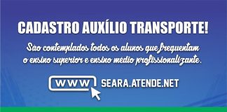 Cadastro para o auxílio transporte está aberto em Seara