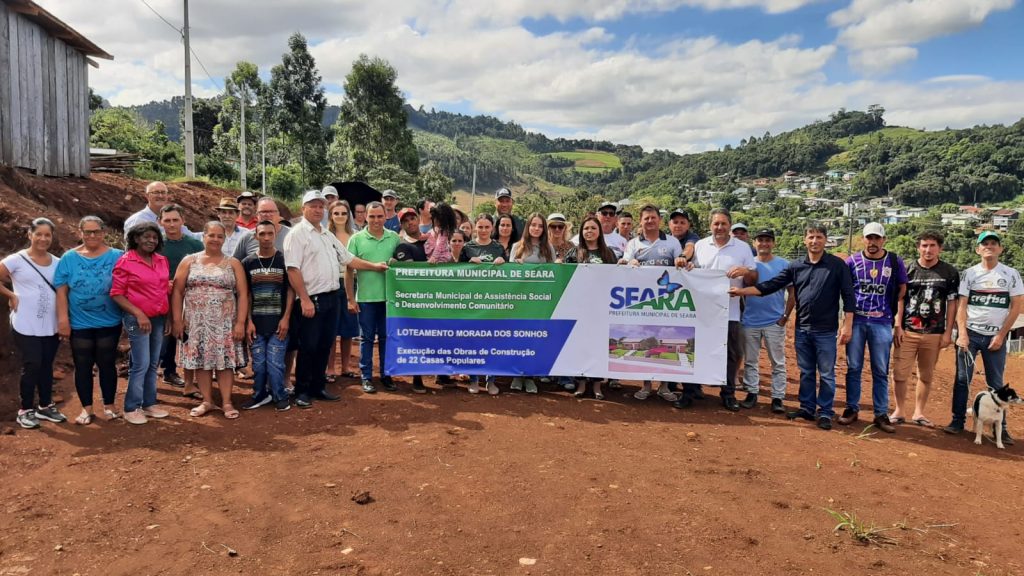 Lançado o início da construção de casas no loteamento Morada dos Sonhos