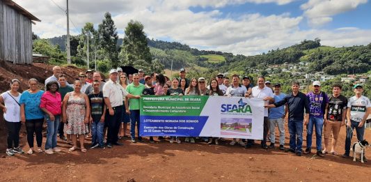 Lançado o início da construção de casas no loteamento Morada dos Sonhos