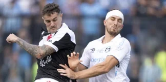 Grêmio visitou o Vasco em São Januário na estreia do Brasileirão. Foto: Jorge Rodrigues / AGIF - Agência de Fotografia/Estadão Conteúdo
