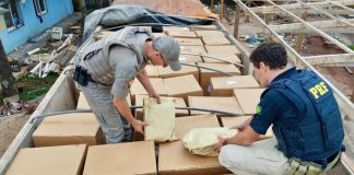 Mais de 1,6 tonelada de substância usada para dar volume à cocaína é apreendida em Marcelino Ramos