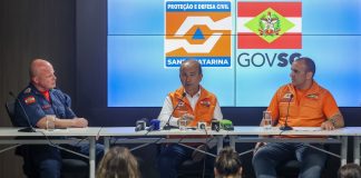 Governador de SC lamenta morte e Rio Uruguai atinge nível de emergência