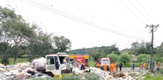 Homem fica ferido em colisão na SC-305 em São Lourenço do Oeste