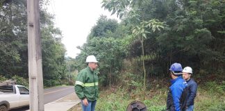 Casan faz visita técnica nas obras de ampliação do sistema de esgoto em Itá