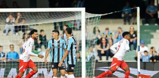 Grêmio 0x2 Bragantino. Foto: HEULER ANDREY / DIA ESPORTIVO/ESTADÃO CONTEÚDO