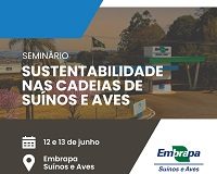 Seminário marca os 49 anos da Embrapa Suínos e Aves