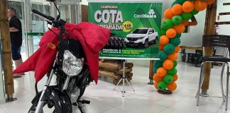CrediSeara sorteia mais uma moto na promoção Cota Premiada 30 anos