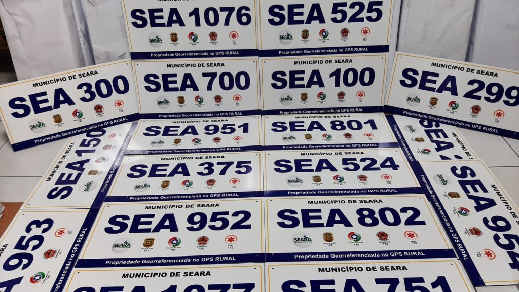 Iniciada a distribuição de placas do GPS Rural