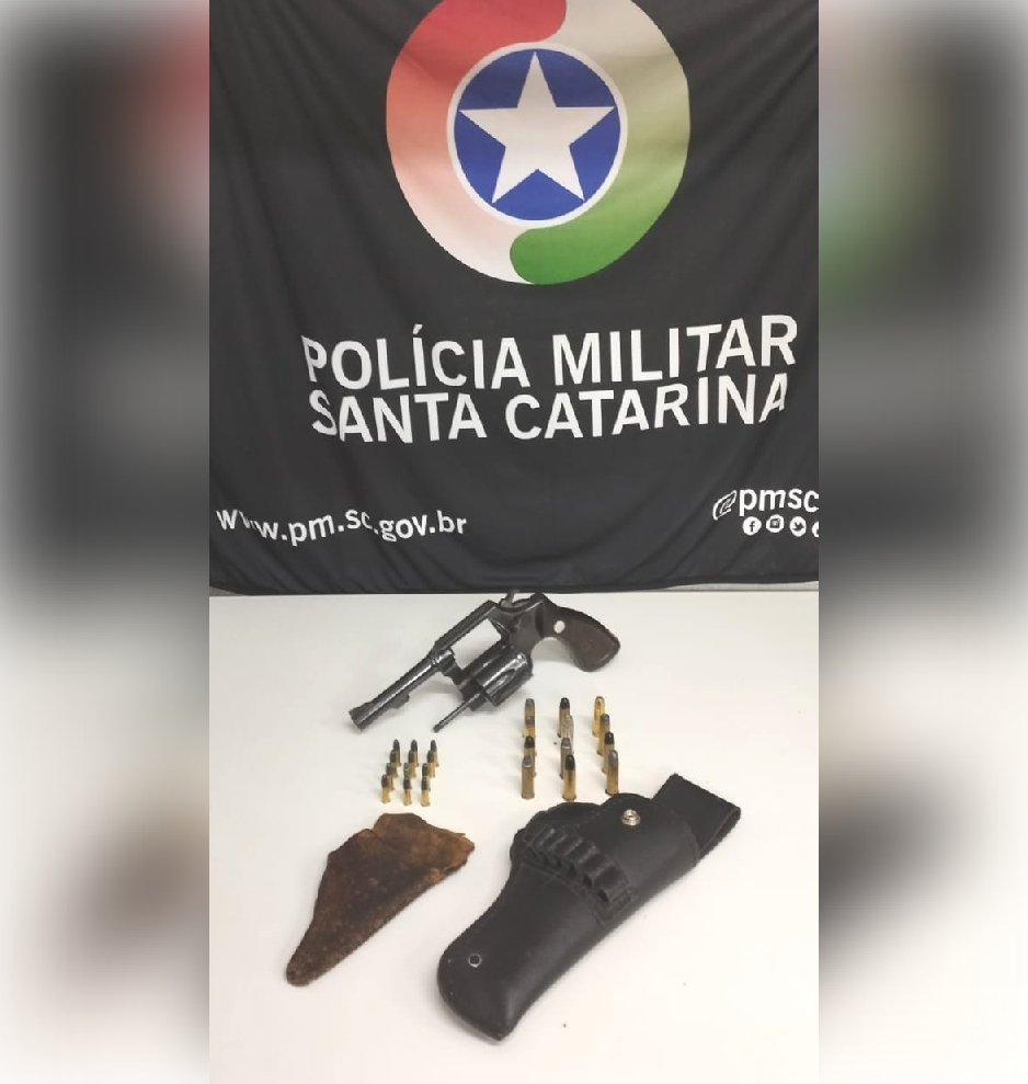 Homem é preso por porte ilegal de arma de fogo em Concórdia