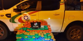 Quase 200 kg de maconha são apreendidos na SC-480