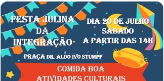 Festa julina da integração em Itá será neste sábado, 20