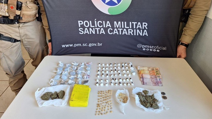 Homem é preso por tráfico de drogas em Chapecó