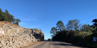 SC-355 entre Catanduvas e Jaborá