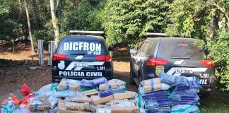 Polícia Civil incinera uma tonelada de drogas em Concórdia