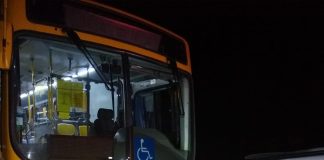 Camioneta e ônibus colidem na SC-283 em Chapecó, na saída para Seara
