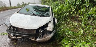 Acidente na SC-283 em Seara, sentido a Chapecó