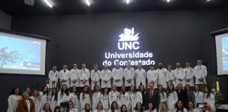 UNC campus Concórdia realiza 'Aula Inaugural' da quarta turma de medicina