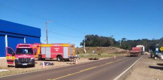 Motociclista morre em queda na SC-480 em São Lourenço do Oeste