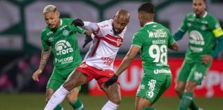 Chapecoense vs CRB. Foto: Liamara Polli/AGIF)