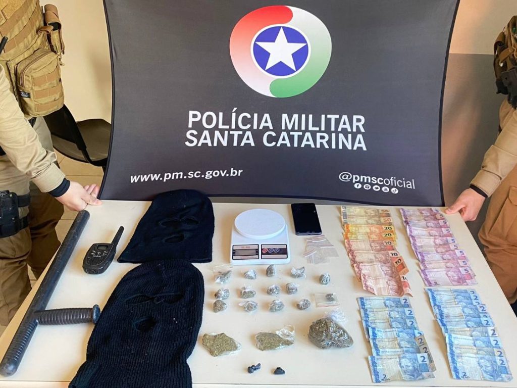 Adolescente é apreendido por tráfico de drogas em Chapecó